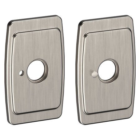 Baldwin Privacy Rosettes Lifetime Satin Nickel R046.056.PV